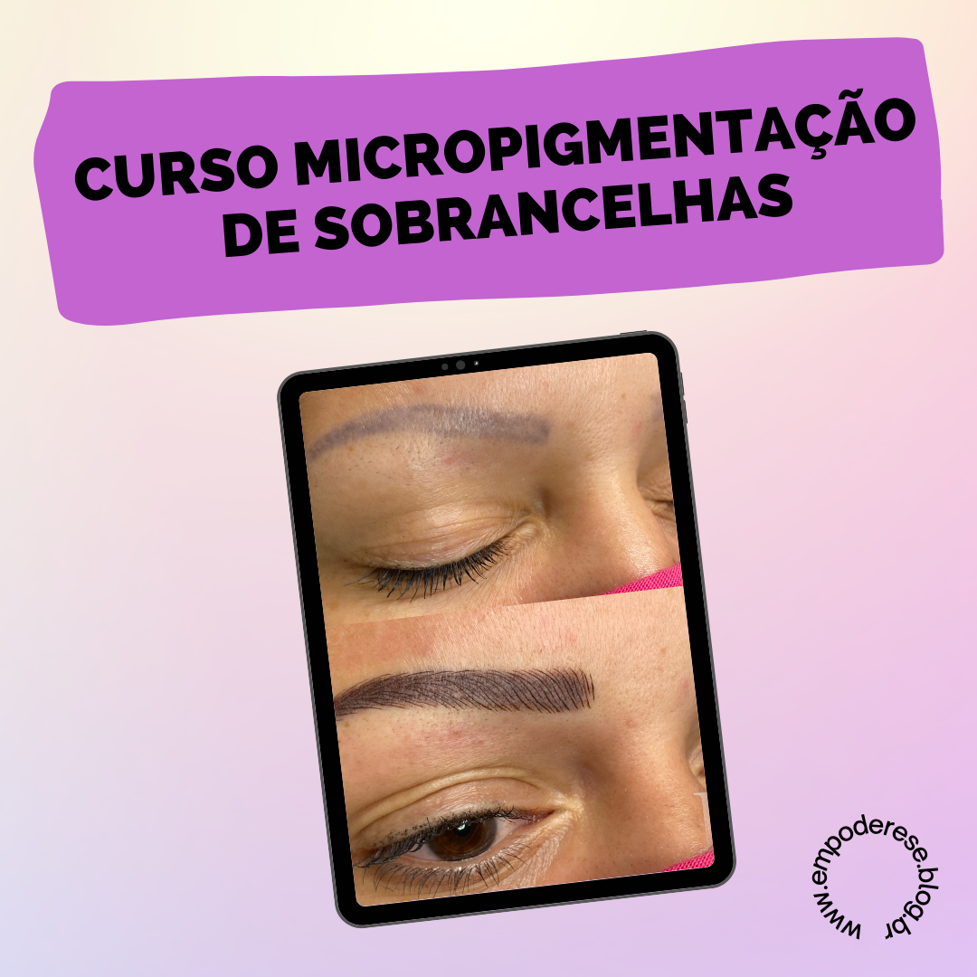 curso micropigmentação de sobrancelhas