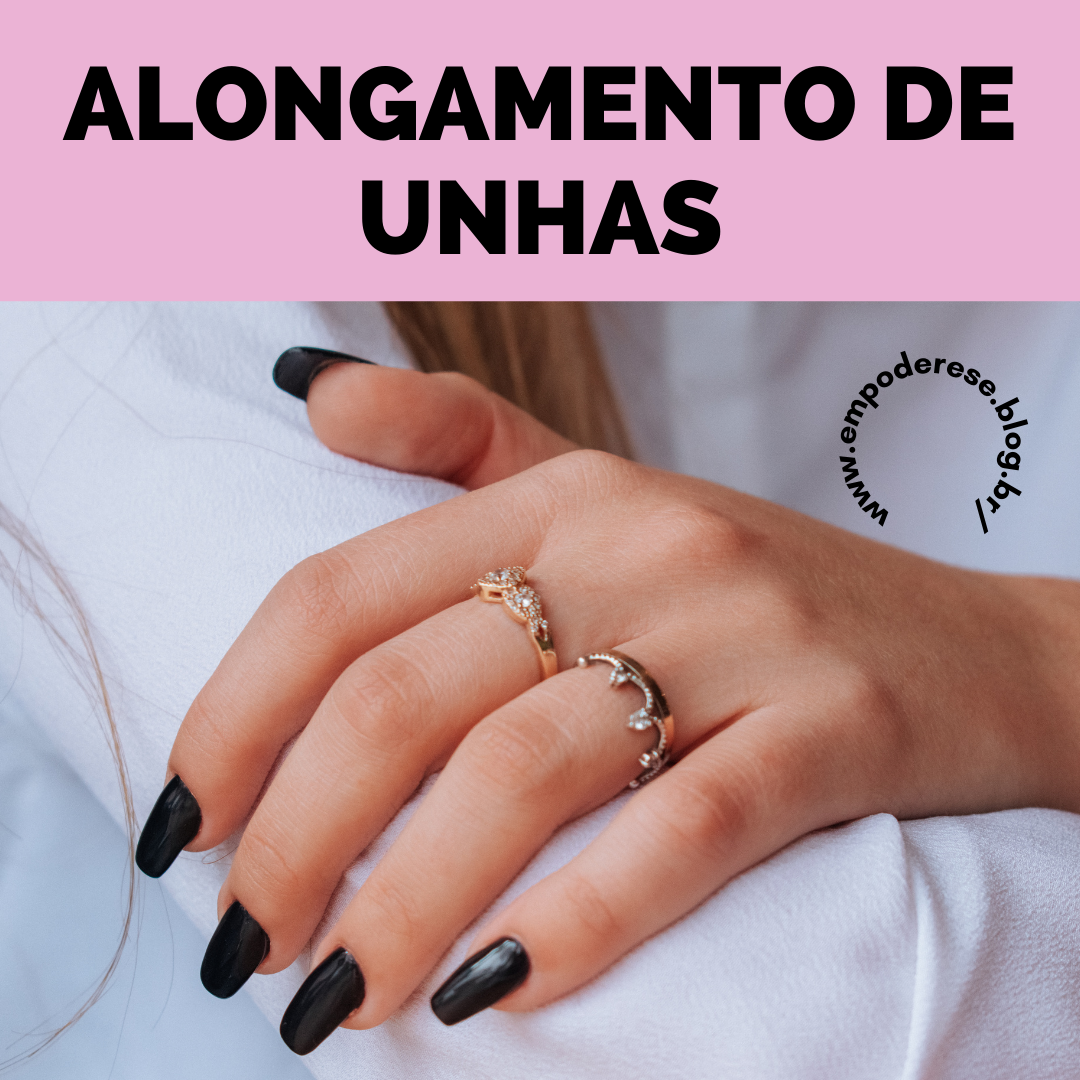 alongamento de unhas